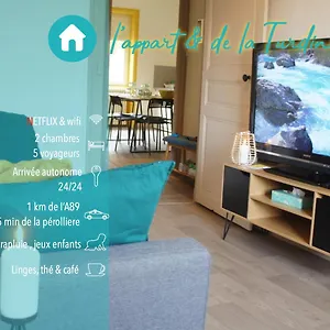 L'appart&de La Turdine à L'arbresle 3e Etage Sans Ascenseur Et Sans Clim Eveux